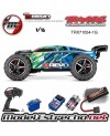 TRAXXAS E-REVO 1/16 4WD BRUSHED TQ RTR VERDE (INCLUYE BATERIA Y CARGADOR ) Ref: TRX71054-1G
