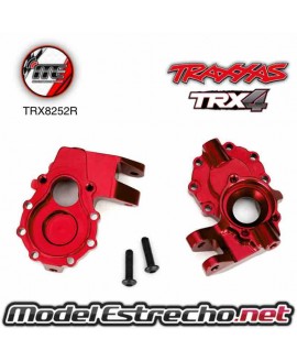 TRAXXAS CARCASA PORTAL INTERIOR DELANTERO, ALUMINIO 6061-T6 COLOR ROJO Ref: TRX8252R