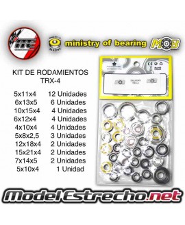 KIT DE RODAMIENTOS TRAXXAS TRX-4 Ref: MOB-0577