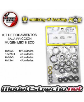 KIT DE RODAMIENTOS MUGEN MBX8 NITRO MOB