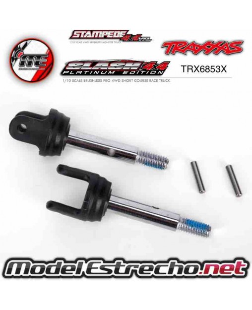 TRAXXAS STUB AXLES REAR HEAVY DUTY (2U.) Ref: TRX6853X