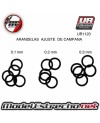 ULTIMATE ARANDELAS DE AJUSTE CAMPANA 0.1 - 0.2 - 0.3 mm Ref: UR1123