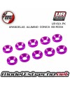 ULTIMATE ARANDELAS ALUMINIO ROSA 3mm (10u.) Ref: UR1501-PK