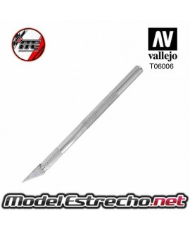 CUTTER DE ALUMINIO ESTANDAR ( INCLUYE CUCHILLA DEL Nº11 ) Ref: T06006