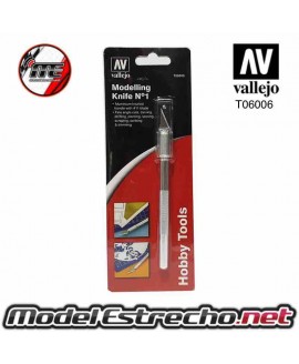 CUTTER DE ALUMINIO ESTANDAR ( INCLUYE CUCHILLA DEL Nº11 ) Ref: T06006