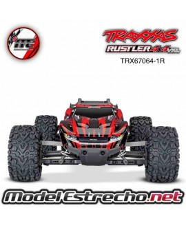 TRAXXAS RUSTLER 4X4 1/10 SCALE 4WD STADIUM TRUCK WITH BATTERY AND CHARGER