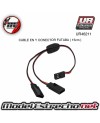 CABLE Y CONECTOR FUTABA ( 15