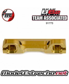 ASSOCIATED RC10B6.1 BRASS ARM MOUNT C Ref: AS91773