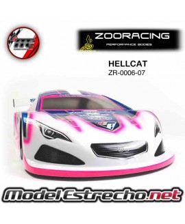 copy of ZOORACING DOGSBOLLOX 1/10 TOURING CAR CLEAR 190mm