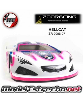 ZOORACING HELLCAT 1/10 TOURING CAR CLEAR 190mm Ref: ZR-0006-07