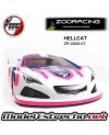 ZOORACING HELLCAT 1/10 TOURING CAR CLEAR 190mm Ref: ZR-0006-07