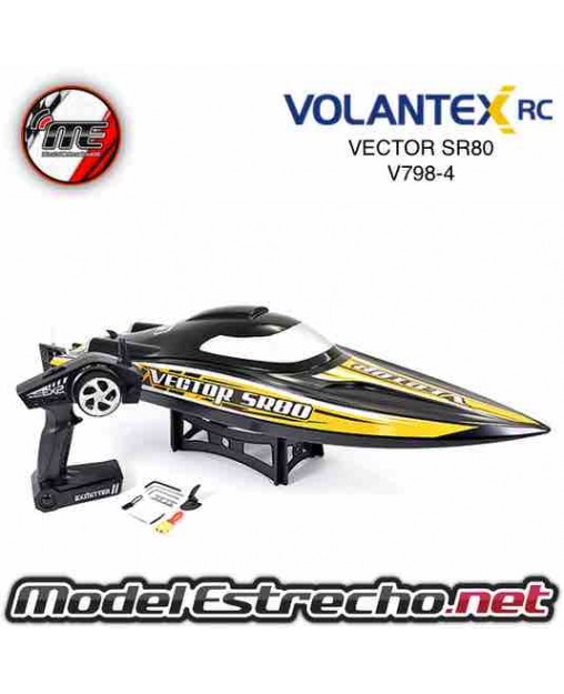 LANCHA VOLANTEX RACENT ANGRY SHARK 81cm  BRUSHLESS  2,4Ghz RTR