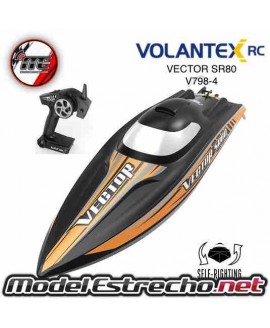 LANCHA VOLANTEX RACENT ANGRY SHARK 81cm  BRUSHLESS  2,4Ghz RTR
