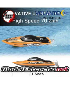 LANCHA VOLANTEX RC VECTOR  SR80 BRUSHLESS  2,4Ghz RTR 80 CM RTR Ref: V798-3