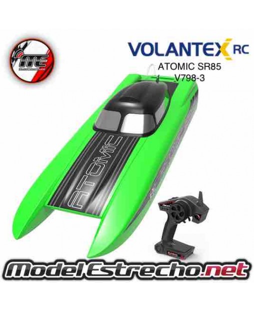 LANCHA VOLANTEX RC ATOMIC SR85 BRUSHLESS  2,4Ghz RTR 85 CM Ref: V798-3