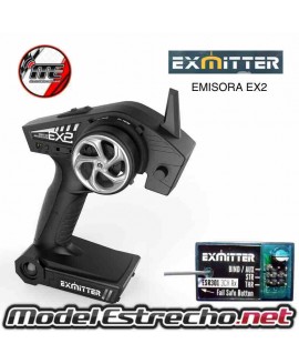EMISORA EXMITTER EX2 2 CANALES 2.4 Ghz