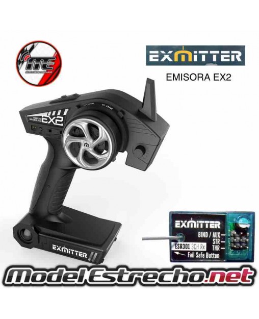 EMISORA EXMITTER EX2 2 CANALES 2.4 Ghz