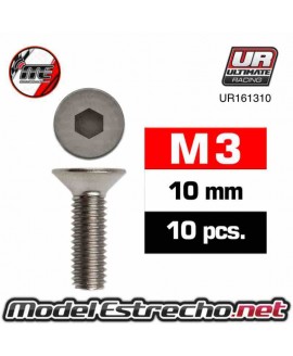 TORNILLOS M3X10MM AVELLANADO Ref: UR161310