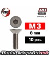 TORNILLOS M3X8MM AVELLANADO Ref: UR161308