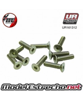 TORNILLOS M3X12MM AVELLANADO Ref: UR161312