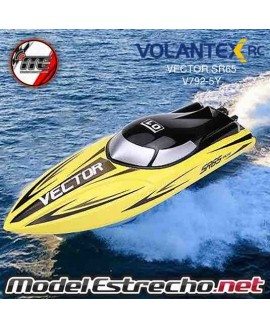 LANCHA VOLANTEX RC VECTOR SR65 BRUSHLESS  2,4Ghz RTR AMARILLA 65 CM Ref: V792-5Y