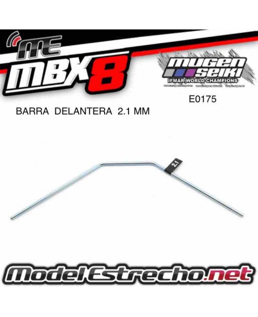 BARRA ESTABILIZADORA DELANTERA 2.6 MUGEN MBX 7/8 Ref: E0175