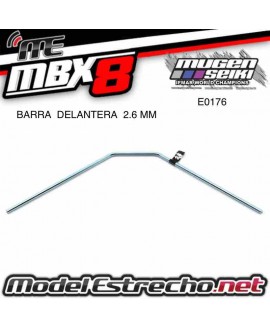 BARRA ESTABILIZADORA TRASERA 2.6 MUGEN MBX 7/8 Ref: E0176