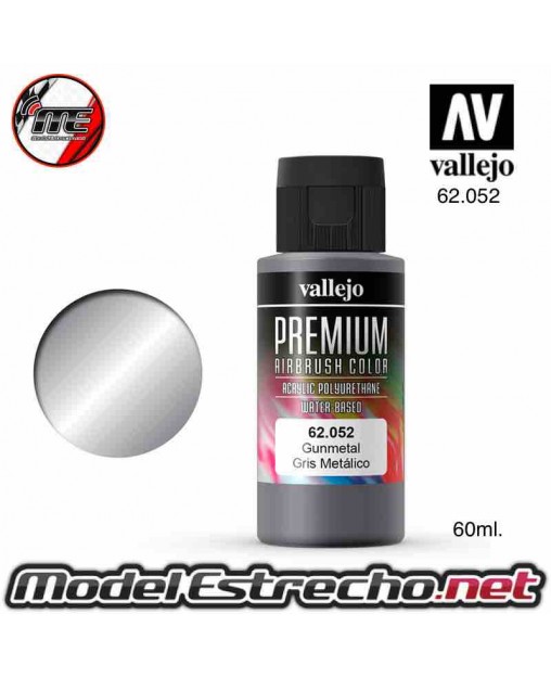 VALLEJO PREMIUM GRIS METALICO 60ML 052