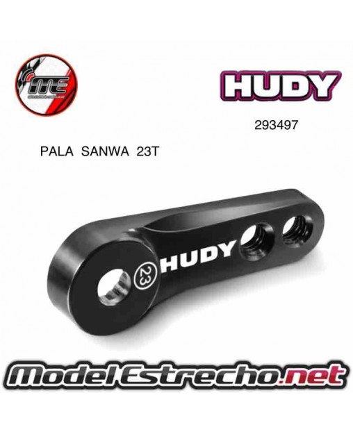HUDY BRAZO SERVO DIRECCION ALUMINIO 23T SANWA Ref: 293497