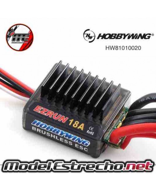 HOBBYWING EZRUN 18A SENSORLESS BRUSHLESS  COMBO (12.0T 7800Kv)
