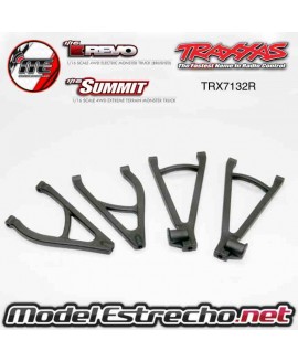 TRAXXAS TRAPECIOS TRASERO INFERIOR Y SUPERIOR E-REVO Y SUMMIT 1/16 7132