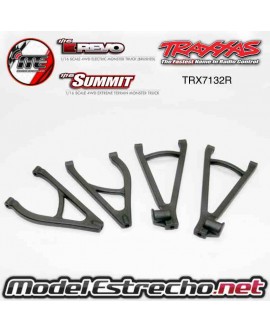 TRAXXAS TRAPECIOS DELANTERO INFERIOR Y SUPERIOR E-REVO 1/16
