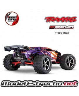 TRAXXAS EREVO VXL 4WD MONTER RTR TQi 1/16 BRUSHLESS + TSM Ref: TRX71076-3P