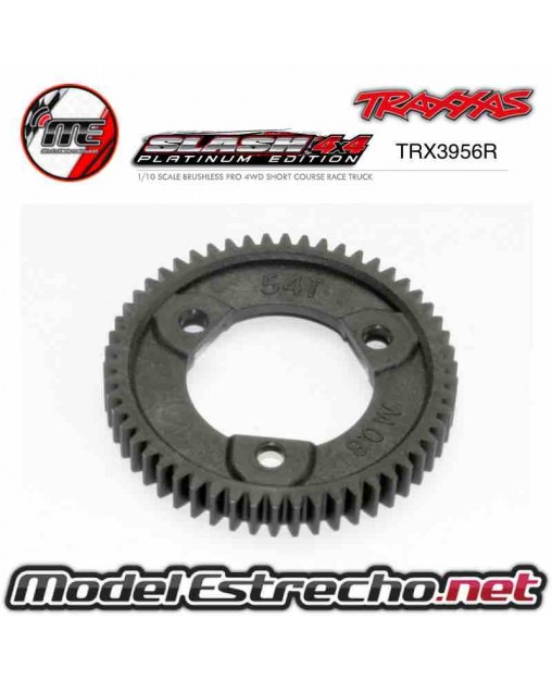 CORONA CENTRAL OPCIONAL SPUR GEAR, 54-tooth (0.8 metric pitch, compatible with 32-pitch) Ref: TRX3956R