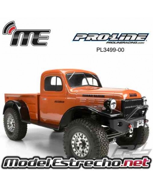 PROLINE 1946 DODGE POWER WAGON CLEAR BODY CRAWLER 313mm WHEEL BASE Ref: PL3499-00