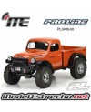 PROLINE 1946 DODGE POWER WAGON CLEAR BODY CRAWLER 313mm WHEEL BASE Ref: PL3499-00