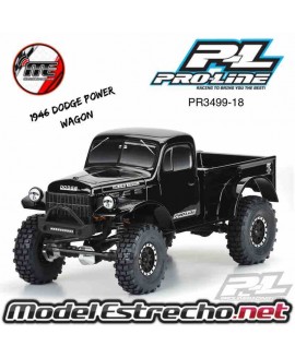 PROLINE 1946 DODGE POWER WAGON TOUGH-COLOR (BLACK) BODY CRAWLER 313mm WHEEL BASE Ref: PL3499-18
