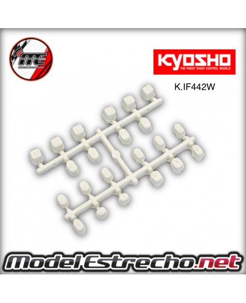 CASQUILLOS CONVERGENCIA BLANCO KYOSHO MP9 TKI4 Ref: IF442W
