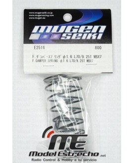 MUELLE AMORTIGUADOR MUGEN DEL. 1.6 /9.25T